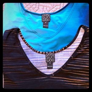 Clara Sun Woo asymmetrical tunic tops, sz m